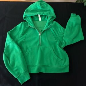 lululemon athletica Green Half-Zip Hoodie